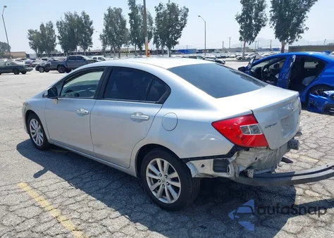 2012 Honda Civic Ex-L из США, поврежденный, VIN 19XFB2F93CE324707